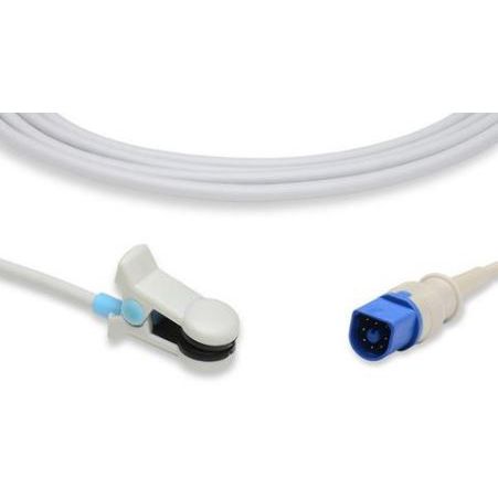 Cables and Sensors Philips Direct Connect SpO2 Sensor  8-Pin Connector - Adult Ear Clip Sensor