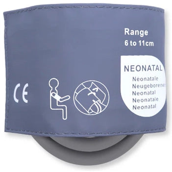 Cables and Sensors Reusable NIBP Cuff - Neonate - Dual Tube Hose
