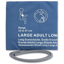 Cables and Sensors Reusable NIBP Cuff - Large Adult Long - Dual Tube Hose