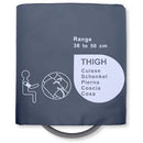 Cables and Sensors Reusable NIBP Cuff  Thigh (38 - 50 cm) - Single Hose