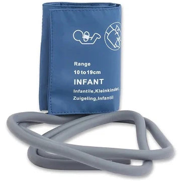 Cables and Sensors Reusable NIBP Cuff  Infant (8 - 13 cm) - Dual Tube Hose