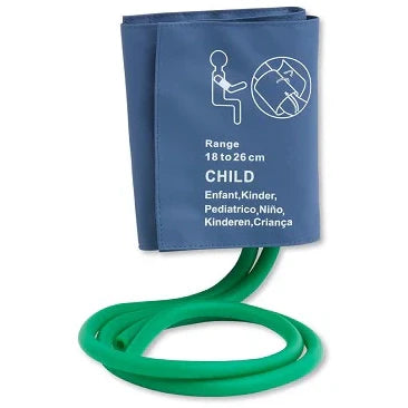 Cables and Sensors Reusable NIBP Cuff  Pediatric (12 - 19 cm) - Dual Tube Hose