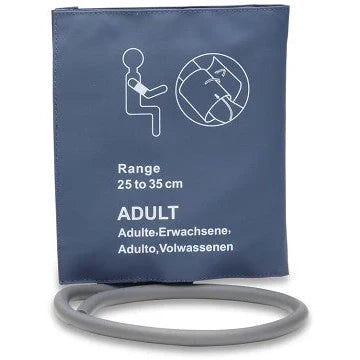Cables and Sensors Reusable NIBP Cuff  Adult (23 - 33 cm) - Single Hose