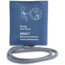 Cables and Sensors Reusable NIBP Cuff  Adult (23 - 33 cm) - Dual Tube Hose