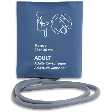 Cables and Sensors Reusable NIBP Cuff  Adult (23 - 33 cm) - Dual Tube Hose