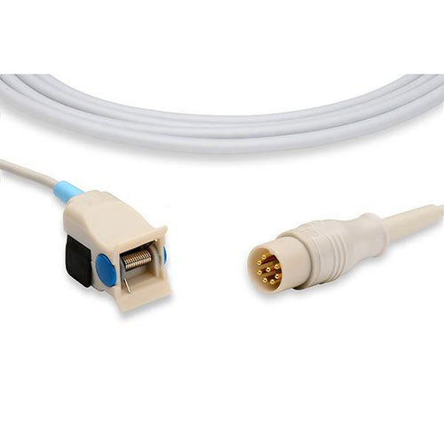 Cables and Sensors Schiller Direct Connect SpO2 Sensor  Pediatric Clip Sensor, 7-Pin Connector