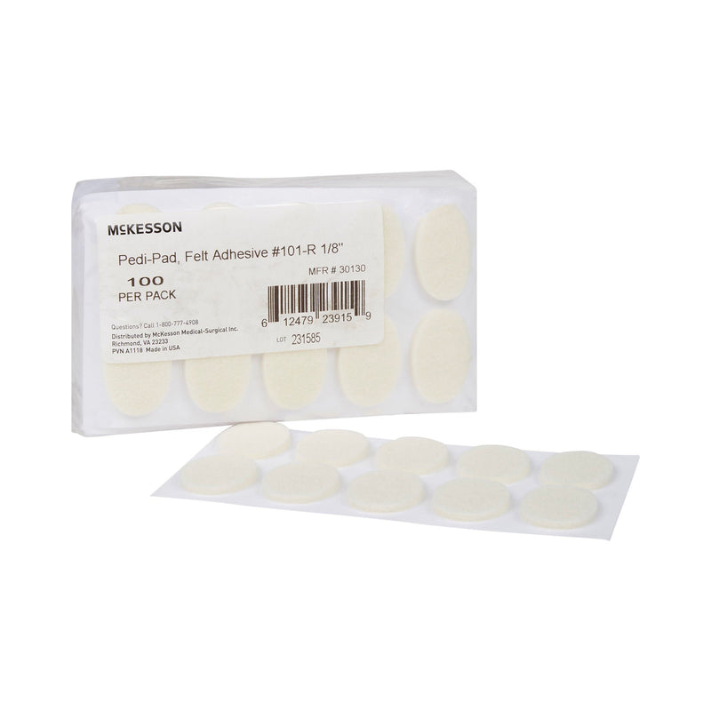 McKesson Pedi-Pad Protective Pad, Size 101 – Regular (Case of 2000)