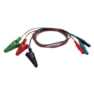 Cadwell Mini-Crocodile Clip Leadwire Kit - 48" Lead, 1 Red, 1 Black, 1 Green