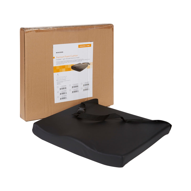 McKesson Premium Molded Foam Seat Cushion, 18 x 16 x 3 Inch (Case of 4)