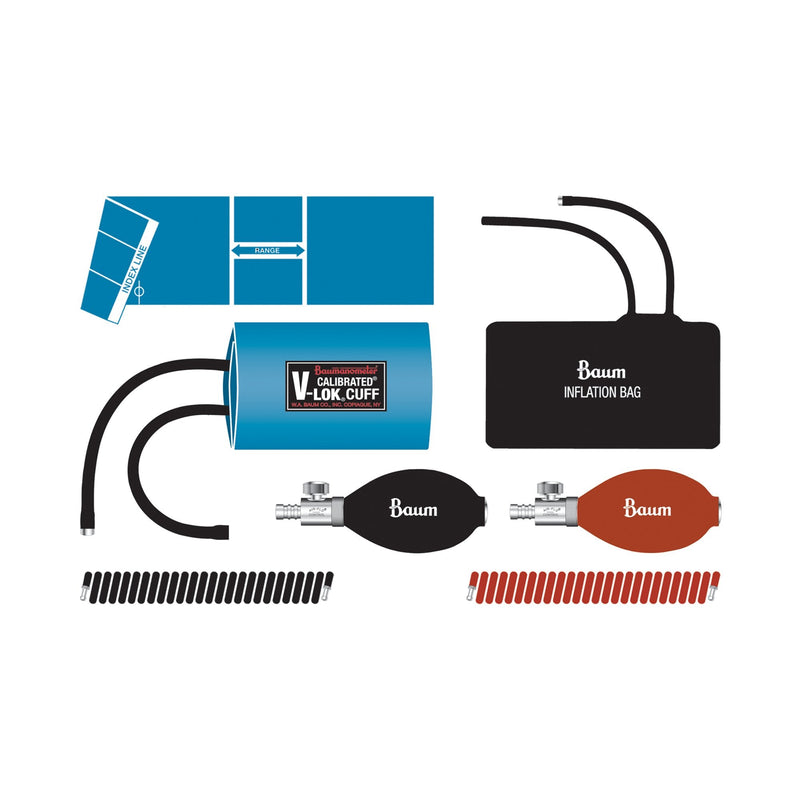 W.A. Baum Calibrated V-Lok Blood Pressure Cuff 