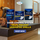 Tena Men Overnight Extra Coverage Guards (Case of 90)