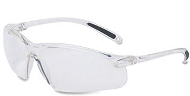 Honeywell Safety Products Safety Glasses Uvex A700 Series Wraparound Anti-scratch Coating Clear Tint Polycarbonate Lens Clear Frame Over Ear One Size Fits Most 