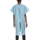 Reusable Patient Exam Gown, One Size Fits Most, Blue (Dozen)