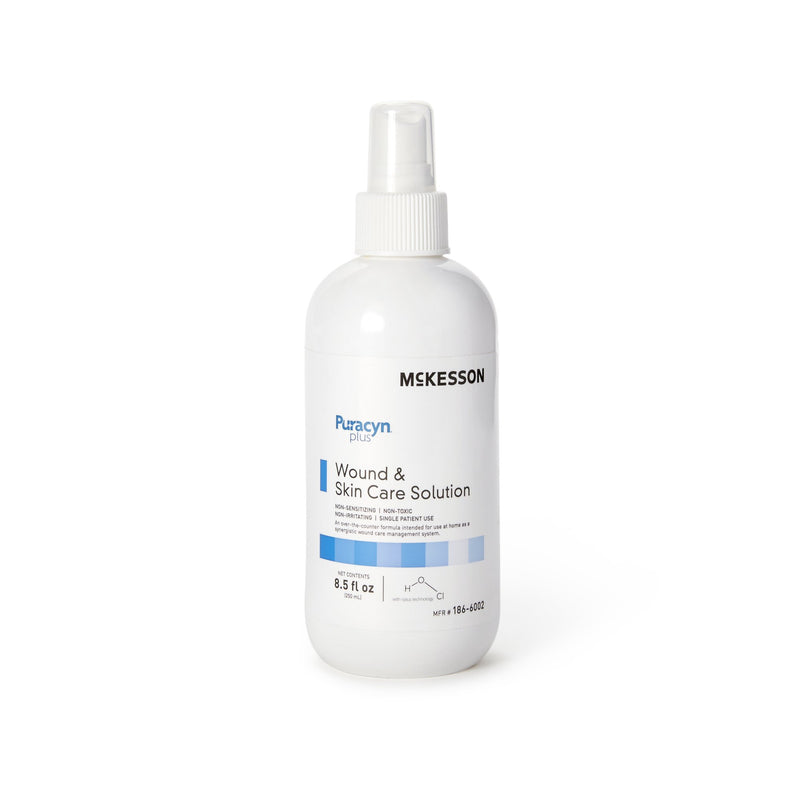 McKesson Puracyn Plus Wound Irrigation Solution, 8.5-ounce Pump Bottle (Case of 6 Items)