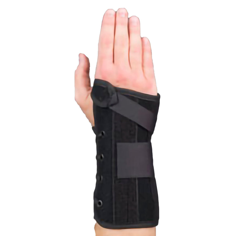Wrist Brace Wrist Lacer Aluminum / Felt / Suede Right Hand Black Medium (Each) 
