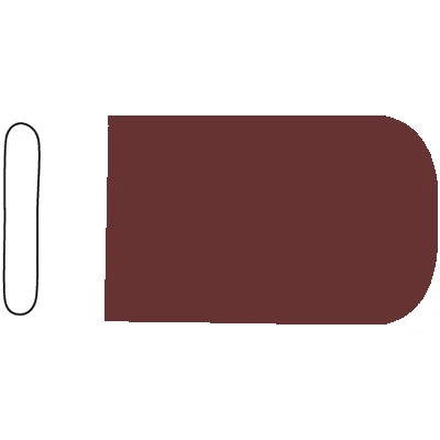 SklarTip Non-Vented Instrument Protectors - 25mm x 15mm x 2mm, Brown - 96-1514 