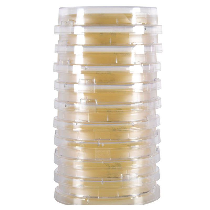 Growth Media LokTight Tryptic Soy Agar (TSA) with Lecithin and Tween Beige Contact Plate Format (Pack of 10)