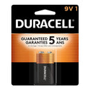 Alkaline Battery Duracell Coppertop 9V Cell 9 Volt Disposable 1 Pack (Each)