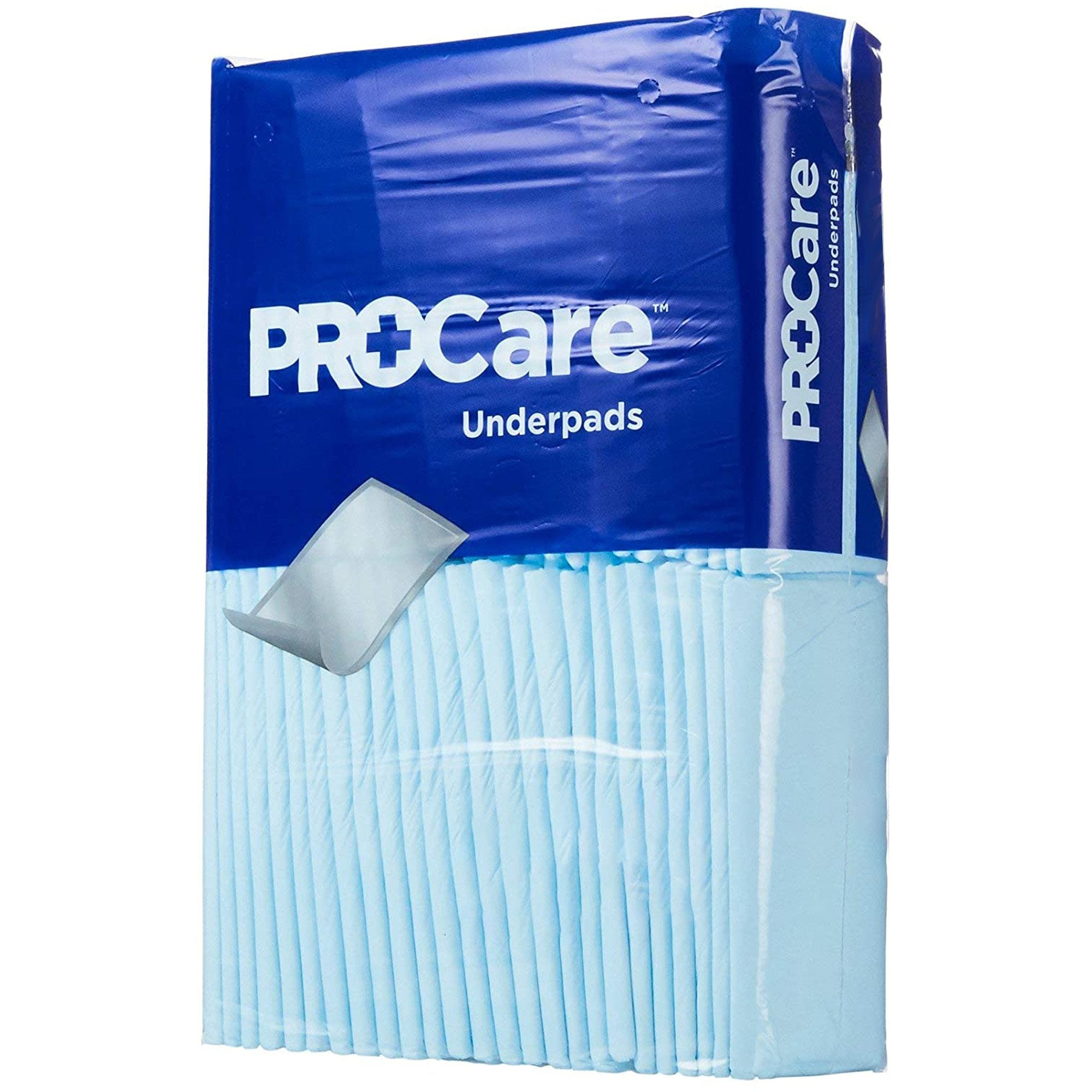 First Quality Products LLC ProCare Incontinence Underpads, Moisture-Proof, Light Absorbency, Blue, 21 x 36" (120/CS)