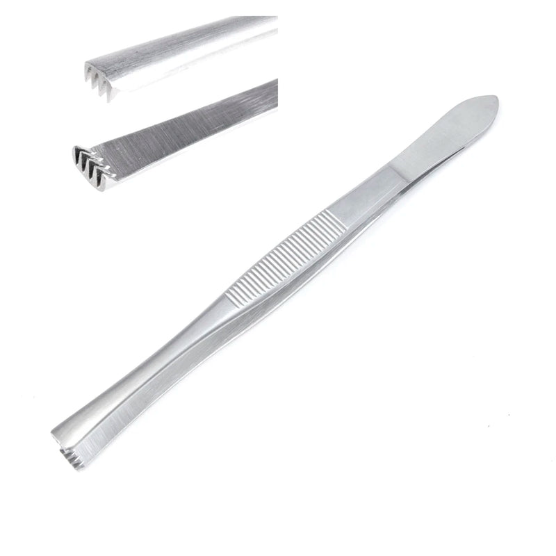 Sklar Tissue Forceps - 5", Straight, 4x5 Teeth - 19-1850