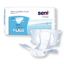 Seni Classic Plus Moderate to Heavy Absorbency Incontinence Brief, Medium (Case of 100)