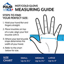Polar Ice Hot/Cold Glove with Flexible Gel Lining, Medium 