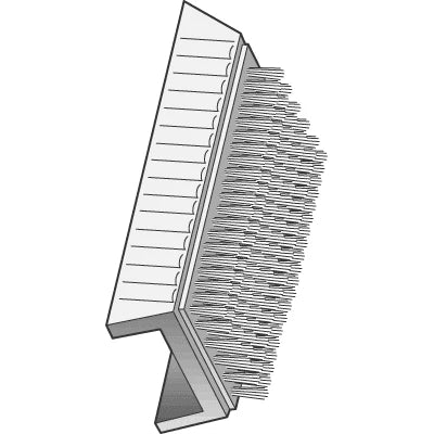 Surgical Scrub Brush, Channel Back - 06-2880