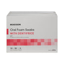 McKesson Oral Swabstick Foam Tip Dentifrice, Mint, 10 per Pack (Case of 1000)