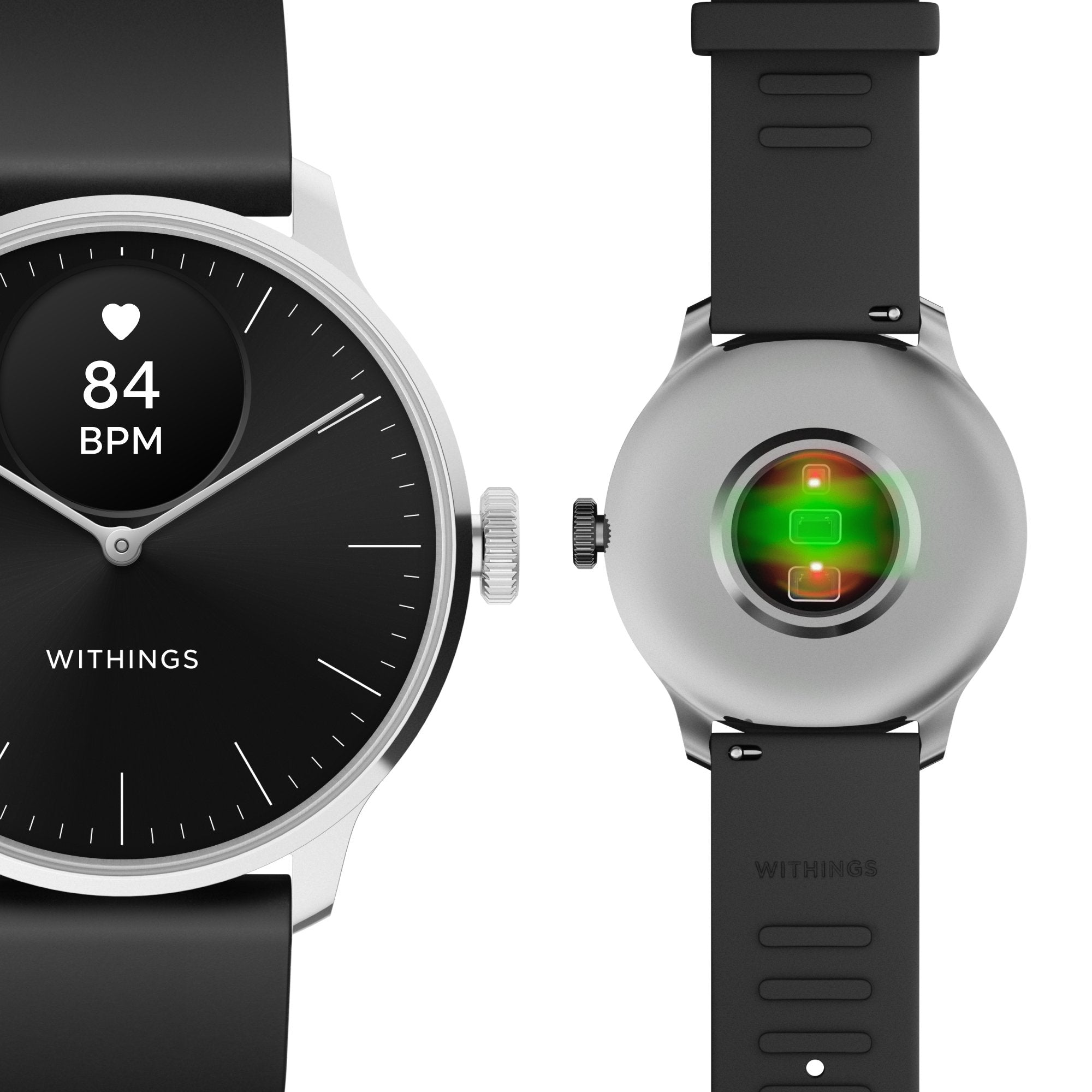 Withings Inc Withings ScanWatch Light Smart Watch, 37mm, Black 