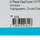 Coloplast SenSura Mio Click 2-Piece Transparent Ostomy Pouch, Red Match (10/BX) 