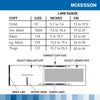 McKesson Brand Aneroid Sphygmomanometer with Cuff, 2-Tube, Pocket-Size, Handheld (Case of 20)