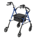 drive Four Wheel Rollator, Blue (Each)
