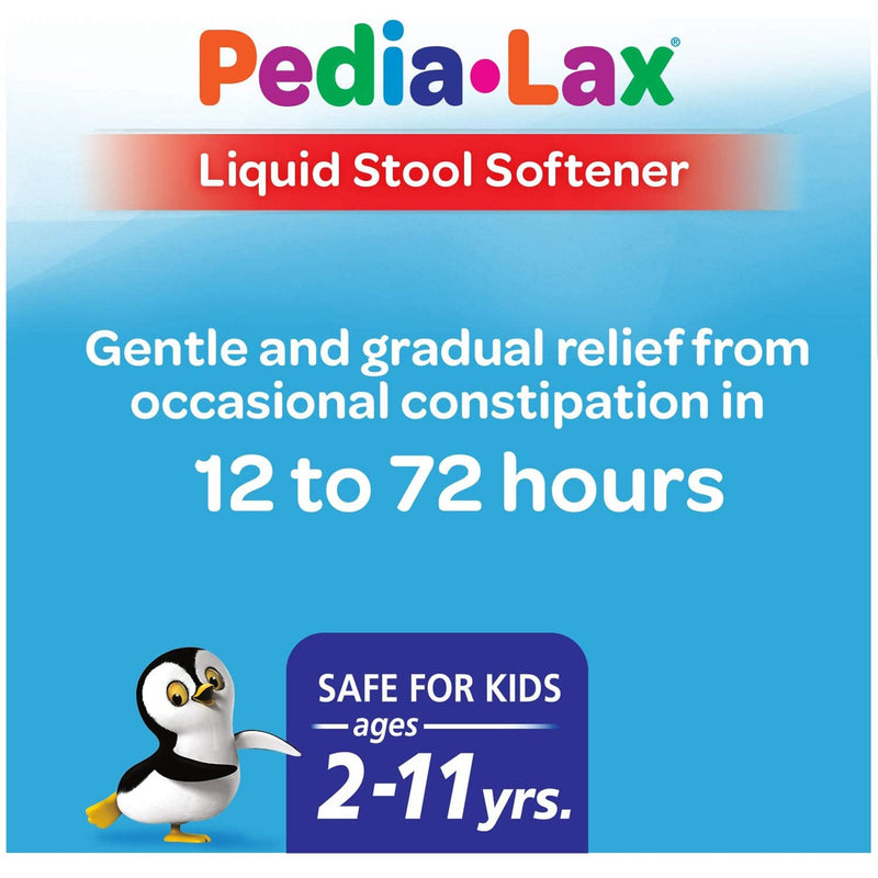 C.B. Fleet Pedia-Lax Liquid Stool Softener Berry Flavor 