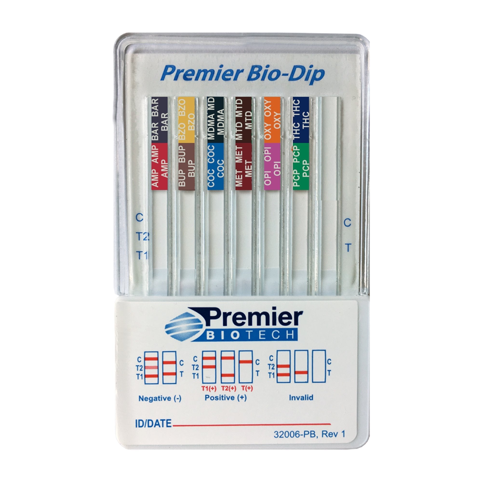 Premier Biotech Premier Bio-Dip 12-Drug Panel Drugs of Abuse Test (25/CS) 