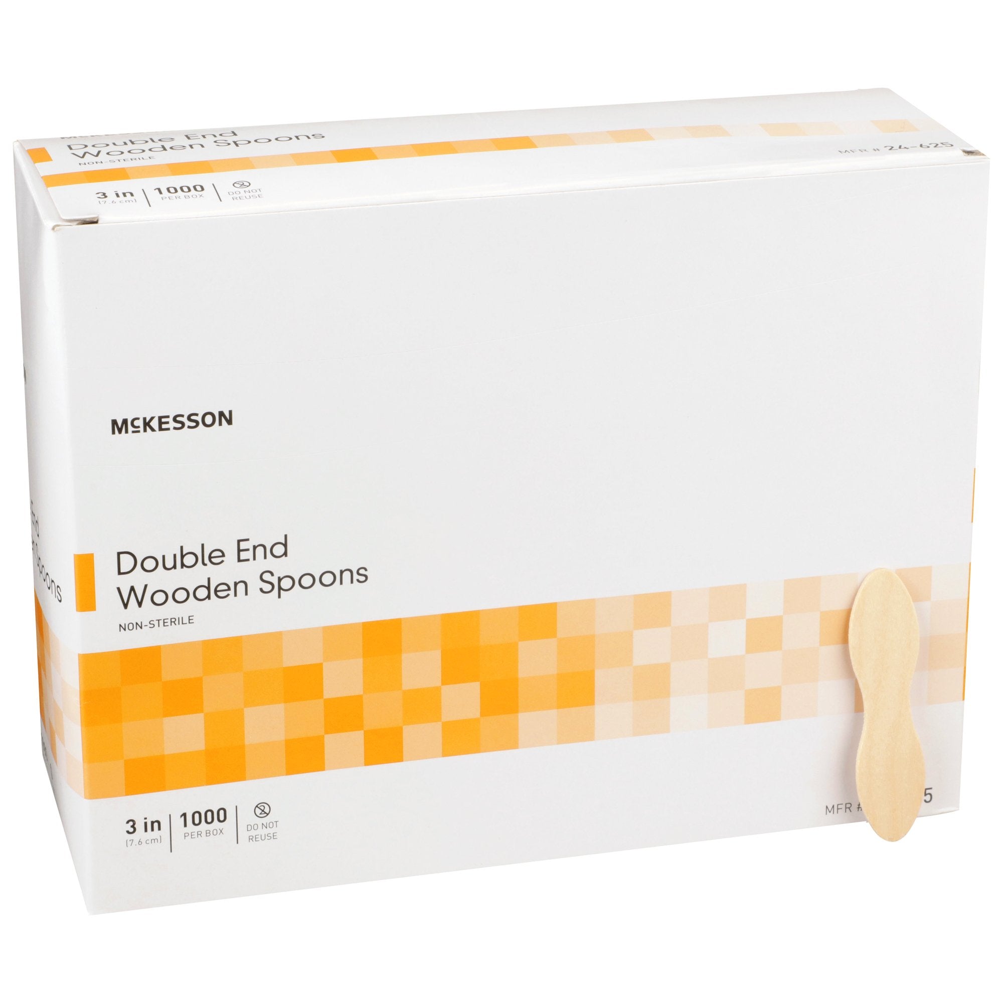 McKesson Brand McKesson Double-End Wood Spoon (10/CS) 