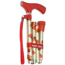 Switch Sticks Folding Cane, Poppies Print, 32 to 37 Inch Height (Each)