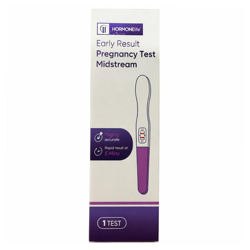 Reproductive Health Test Kit HORMONElife hCG Pregnancy Test 1 Test per Box CLIA Waived (Case of 160)