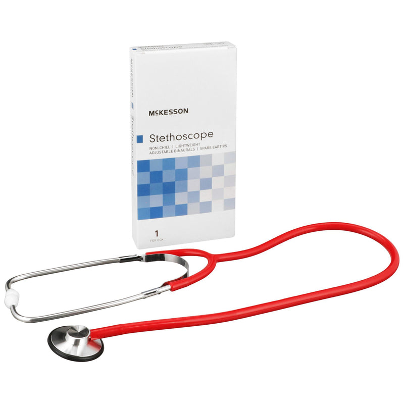McKesson Classic Stethoscope, Red (Each)