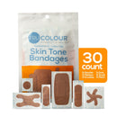 TruColour Brown Adhesive Strips, Assorted Shapes and Sizes (Case of 1500) 