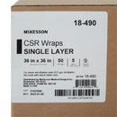 McKesson Brand McKesson Single Layer Sterilization Wrap, 36 x 36 Inch (5/CS) 