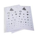 McKesson Brand McKesson Preschool Eye Test Chart (5/BG) 
