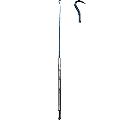 Sklar Blue Electrosurgical Emmett Iris Hook - 9",