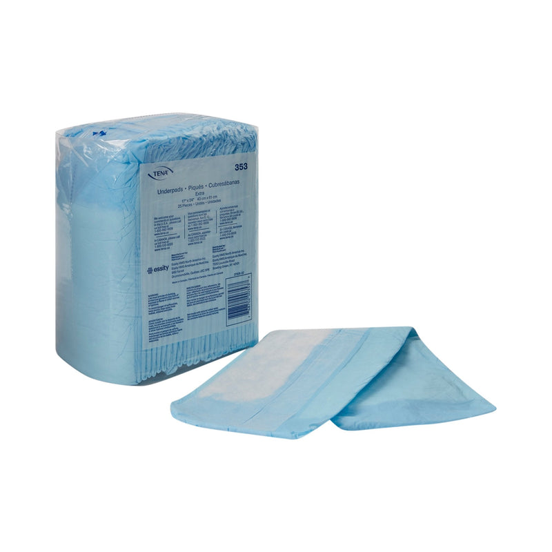Essity HMS North America Inc Tena Extra Absorbent Underpad, 17 x 24 Inch (12/CS)