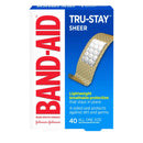 J & J Sales Band-Aid Tru-Stay Adhesive Strip, 3/4 x 3 Inch (40/BX) 
