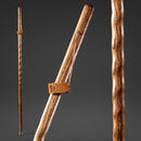 Brazos Twisted Oak Hitchhiker Handcrafted Walking Stick, 58-Inch, Brown (Each)