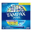 Tampax Pearl Tampons Light/Regular/Super Absorbency Unscented 