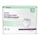 McKesson Extended Wear Maximum Absorbency Underwear, Large (Case of 56)
