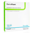 DermaFoam Nonadhesive without Border Foam Dressing, 4 x 4¼ Inch (Box of 10)
