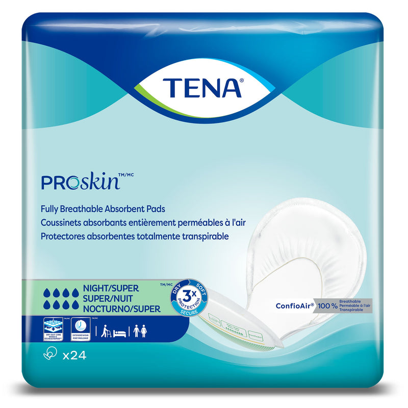 Essity HMS North America Inc Tena ProSkin Night Super Fully Breathable Absorbent Pads (2/CS)
