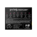 U by Kotex Balance Ultra Thin Charcoal Pads with Wings, Regular (Case of 108)
